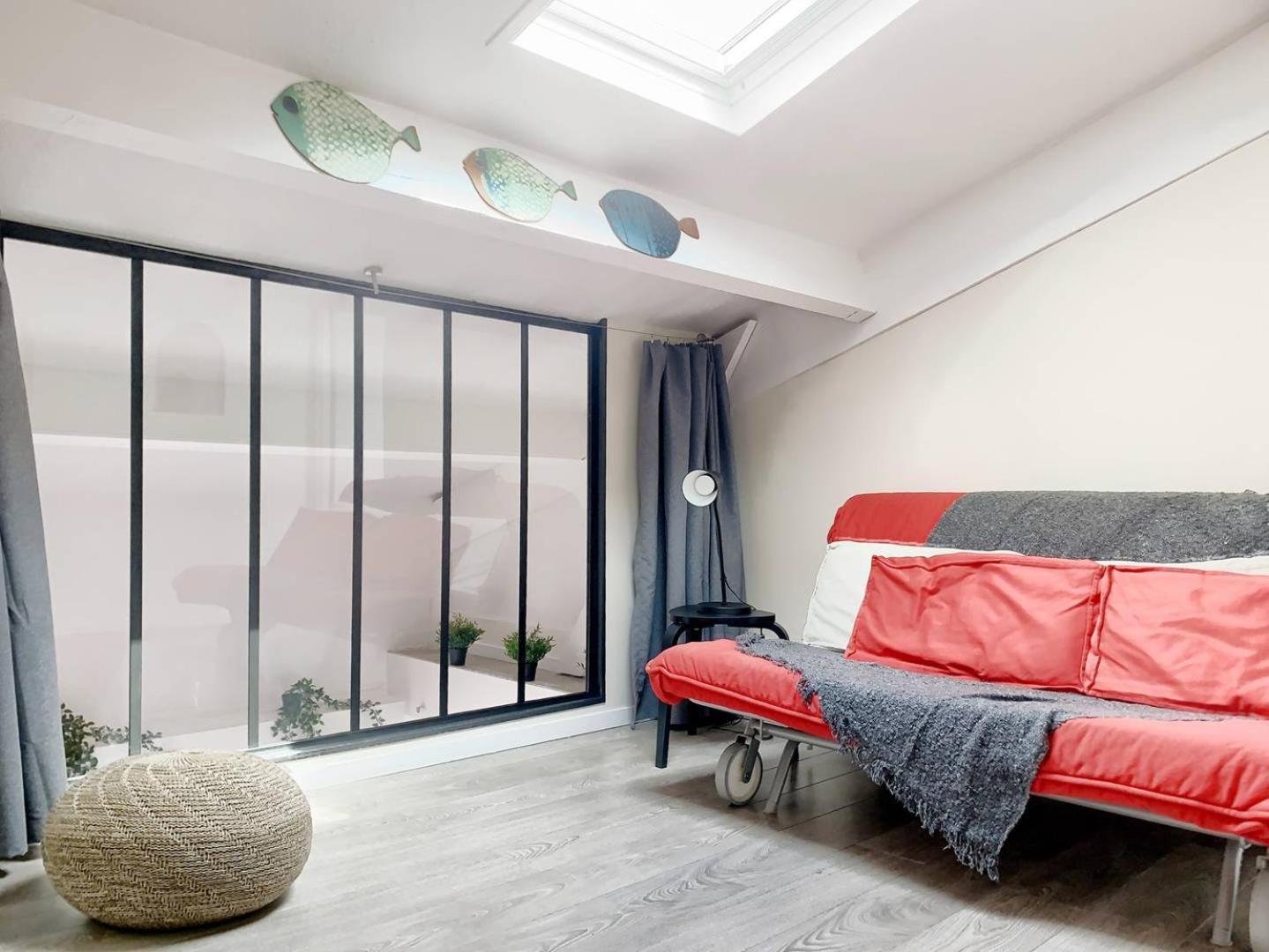 Port Sud - T3 En Duplex Avec Vue Panoramique Sur Le Port De Capbreton公寓 外观 照片