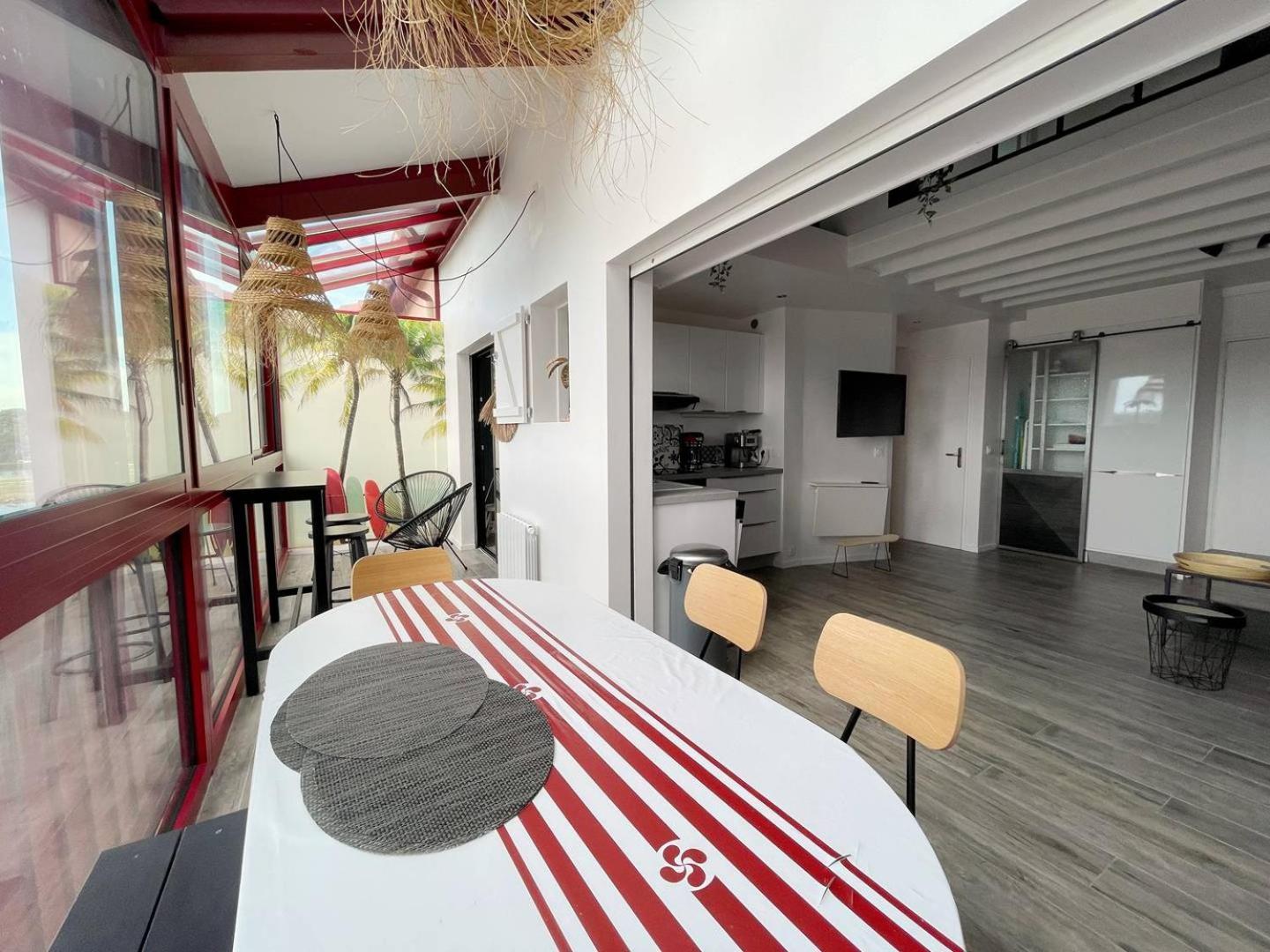 Port Sud - T3 En Duplex Avec Vue Panoramique Sur Le Port De Capbreton公寓 外观 照片