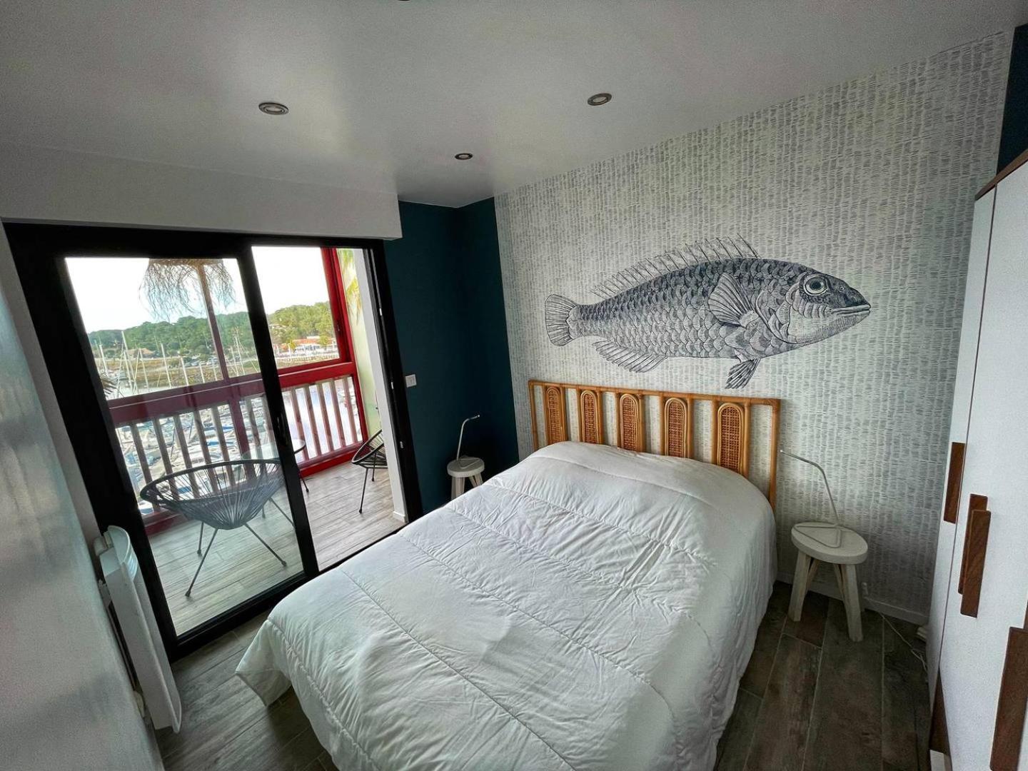 Port Sud - T3 En Duplex Avec Vue Panoramique Sur Le Port De Capbreton公寓 外观 照片